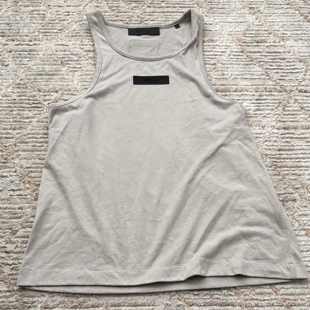 Essentials fear or god Women's Beige Tank Top